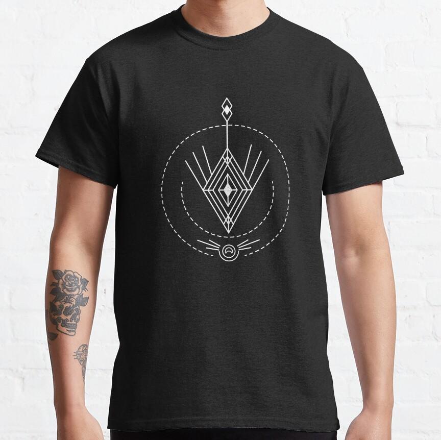 Aum Mandala Sacred Geometry T-Shirt for Men Spiritual Magic Zen Symbol 100% Cotton Printed T Shirt for Man Plus Size Clothing