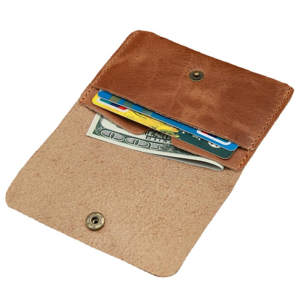 Bolsa para tarjetas cartera de hombre simple retro casual tarjetero