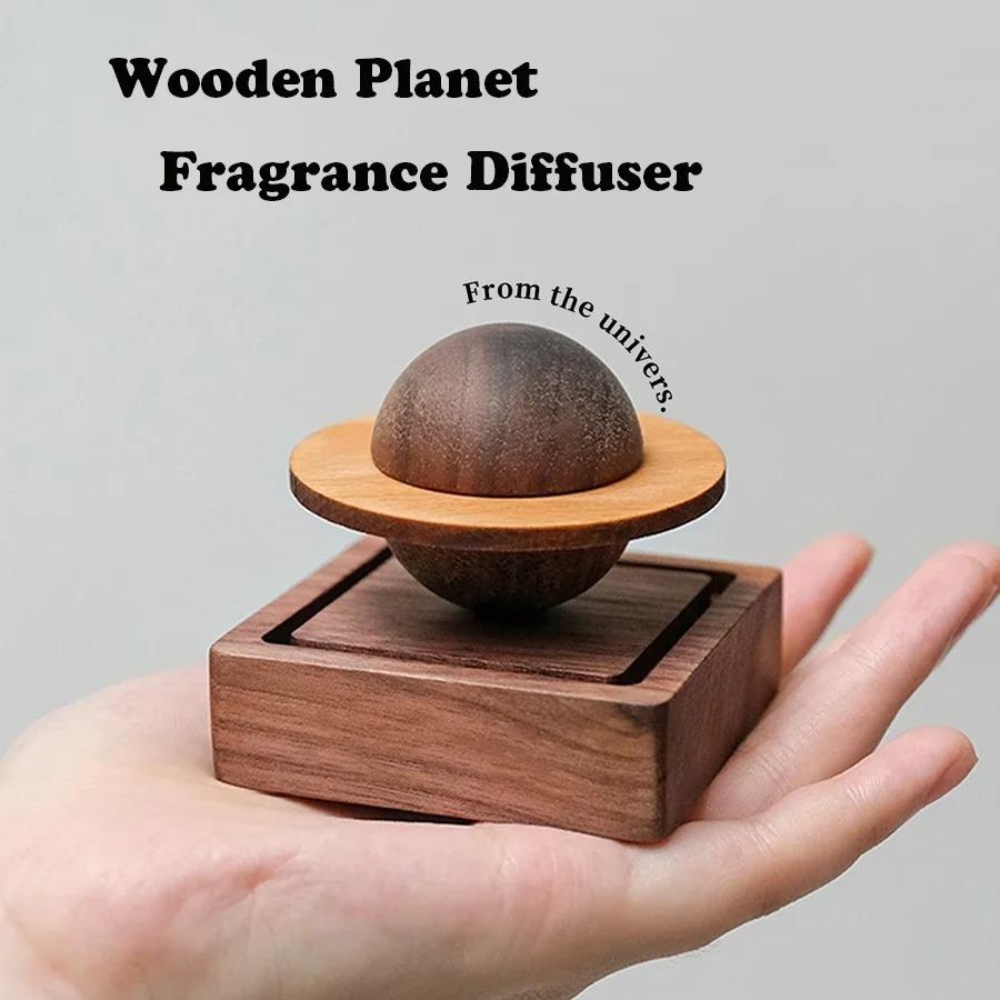 1pcs Difuser Wood Scent No Essential Oil Diffuser Jupiter Shape Home Decoration Fresh Air Present To Friend Dorm Room Essentials
