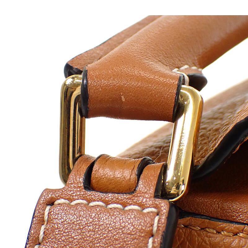 LOEWE  A510P88X60 Shoulder Bag Brown Calfskin Women