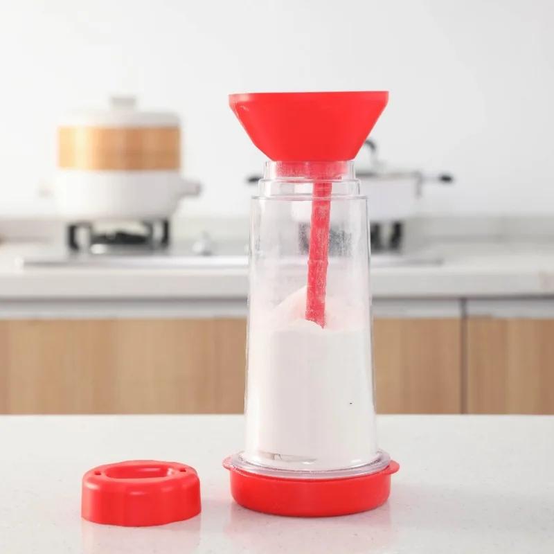 2025 Ny Ny Håndholdt Melsikt Melblandekopp Roterende Sukkersikt Bakeverktøy