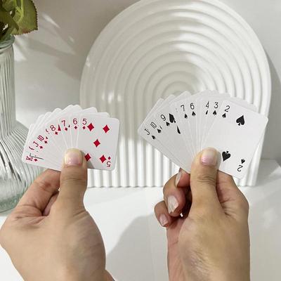 Mini Poker Cards: Cute Travel Pack, Portable Edition for Table Games and Gifts
