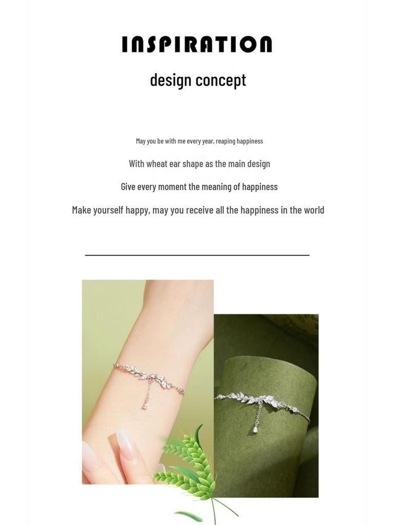 2025 New Style Exquisite Sterling Silver Bracelet for Women - Light Luxury 999 Silver Girls' Birthday Gift