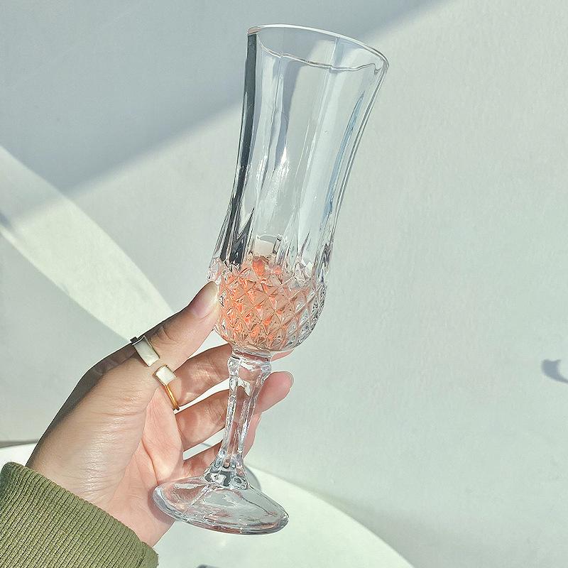 Pictură cu Diamante Vintage Pahar de Vin Roșu Set de Cupe Transparent Cadouri de Nuntă Articole de Băut Cadouri Creative pentru Petrecerea de Inaugurare a Casei