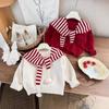 Girls sweater 2026 spring new children's Korean version pullover knitted sweater shawl two-piece set girls foreign style Korean version
