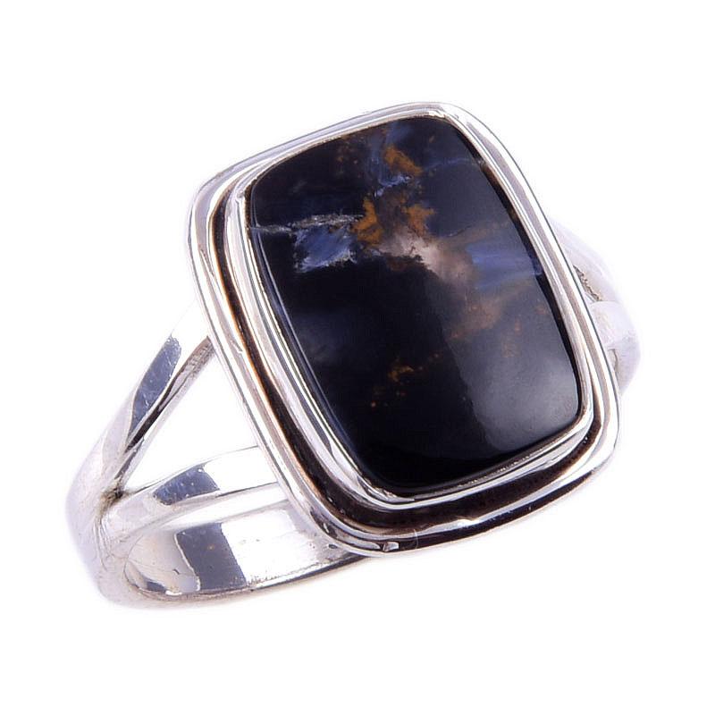 Natural Pietersite Gemstone Handmade 925 Solid Sterling Silver Ring Size 7 E3w69