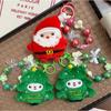 Stuffed Plush Dolls Christmas Plush Pendant Santa Claus Christmas Plush Doll Toy  Car Key Pendant