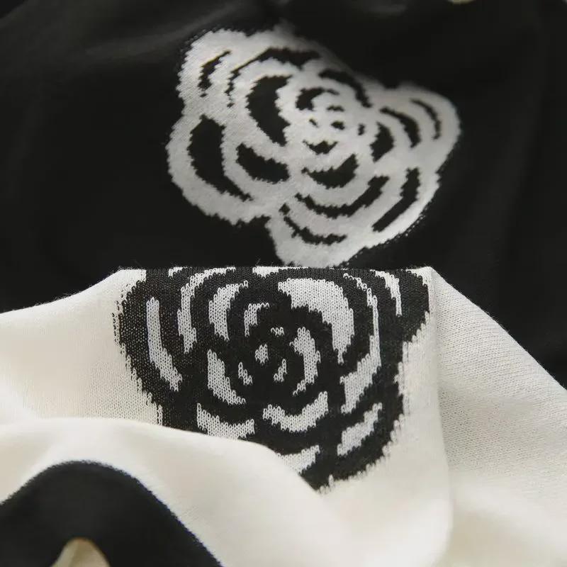 Goddess-Favored 2024 Camellia Romantic Pullover Sweater