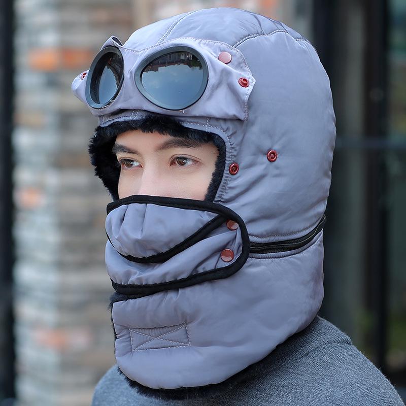 Lei Feng Winter Hat: Thick, Warm, Windproof & Coldproof for Outdoor Riding