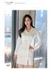 2022 Frühling Koreanische Mode Damen Slim-Fit Hemdkleid mit kleinem Revers
