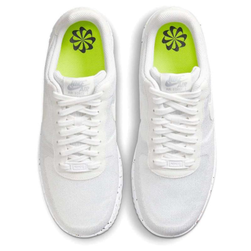 Nike Air Force 1 Low Crater Flyknit White Sneakers DC4831-100