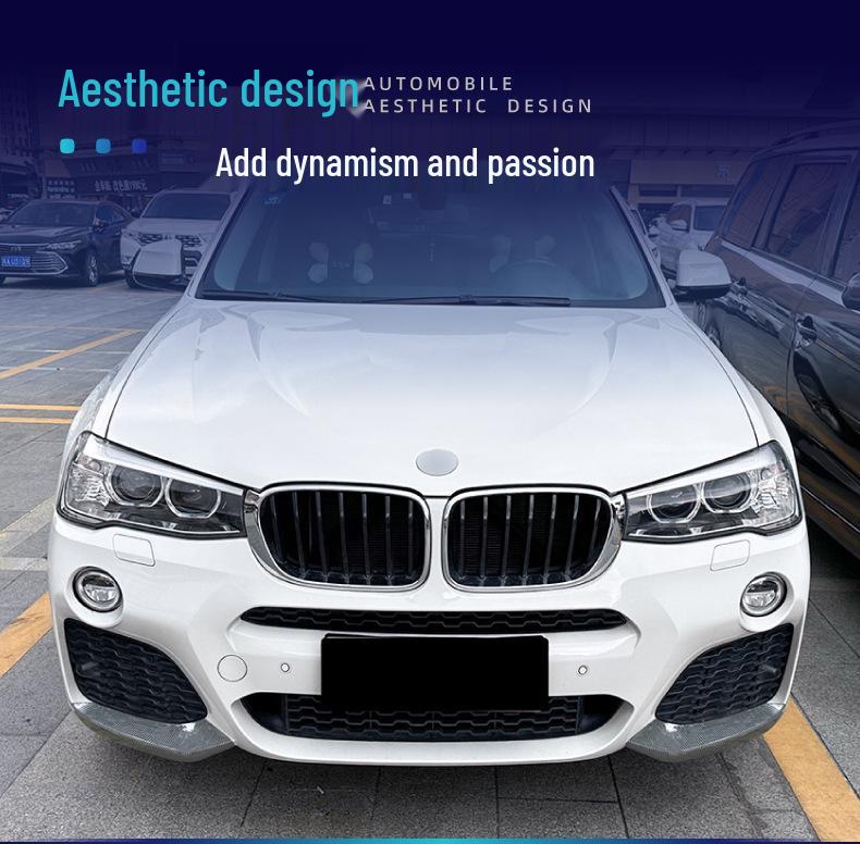 BMW Front Bumper Corner Lip Modification