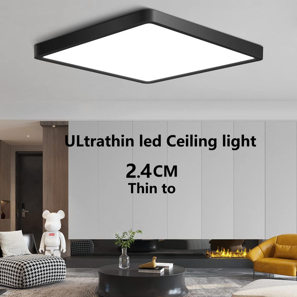 Modern LED Iling Light Smart Tuya App Alexa Voi Remote Control Panel Indoor Lamp For Home Bedroom Living Room Kitchen Lustre