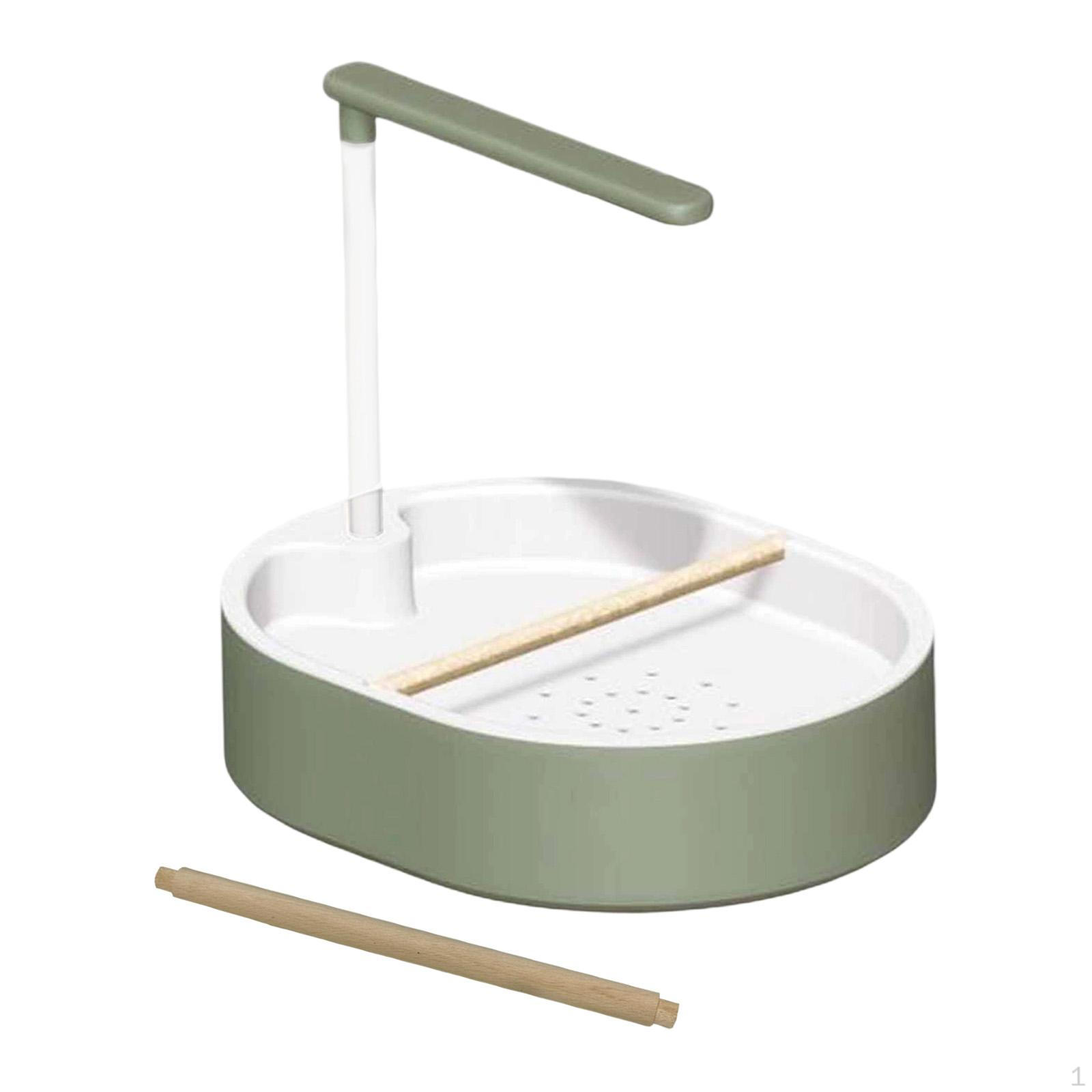 

Automatic Parrot Bath with Adjustable Pump for Small And Medium-sized Birds Green Shower Head