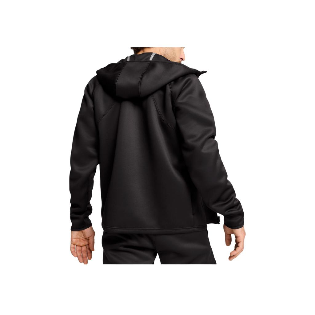 Puma Cloudspun Tech Lbl Solid Color Hooded Zip Long Sleeve Jacket Men jackets Black 525698-01
