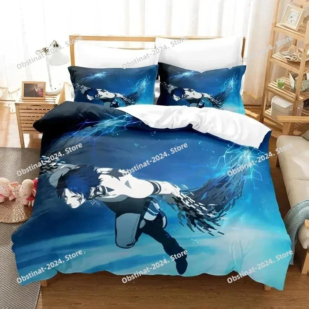 Anime DRAMAtical Murder Game Bedding Set Print single Comforter Quilt Bed Cover Duvet Cover Pillow Case 3 Pieces Kids Adult Size