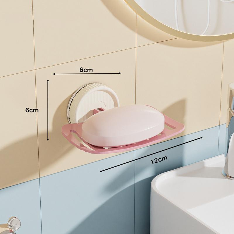 

1 шт. Портативная самоклеящаяся мыльница с отсоединяющейся присоской для студенческого общежития, ванной комнаты, подставка для мыла