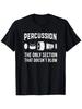 Marching Band Shirt For Drummers In Percussion Section T-Shirt
