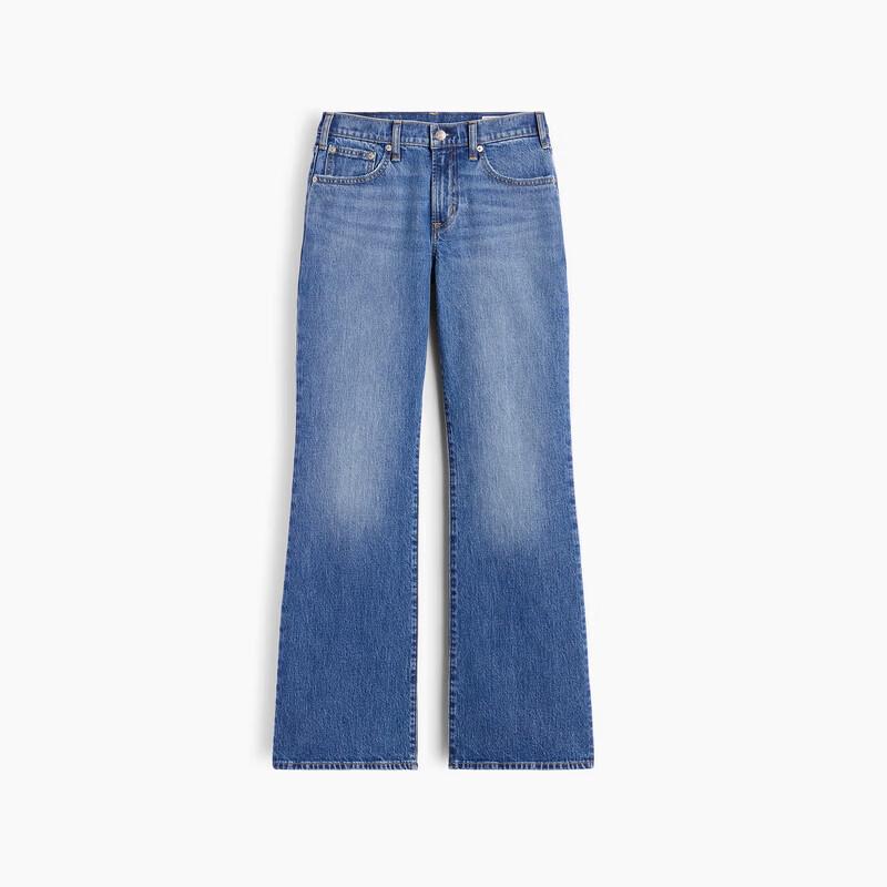 GAP Women's Mid-Wash Five-Pocket Flare Jeans