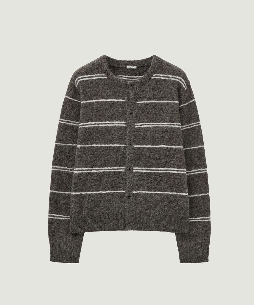 Lmood Theo Striped Mohair Wool Cardigan (3 Colors)