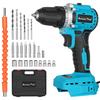 Artisan Tool Cordless Drill Compatible with 18V Extremely Compact and Lightweight Electric Approximately Torque Maximum Speed LED Perfect for