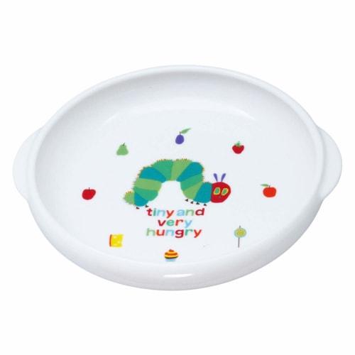 Kanesho Pottery "The Very Hungry Caterpillar" Universal Dishware, Children's Tableware, Easy-Scoop Bowl, Large, Approx. 18cm Diameter, Microwave and D