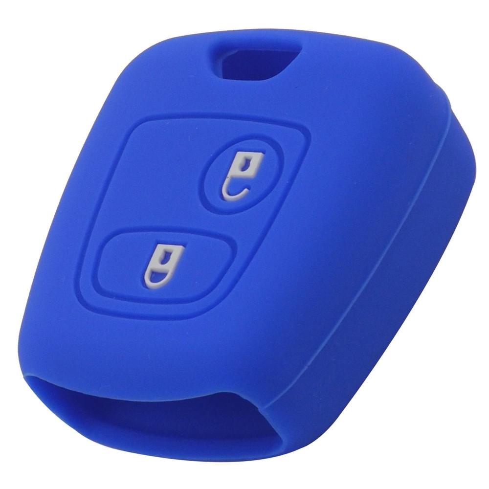Jingyuqin 2 Buttons Silicone Remote Key Cover For Citroen C1 C2 C3 Pluriel C4 C5 C8 Xsara Picasso For Peugeot 206 307 207 408