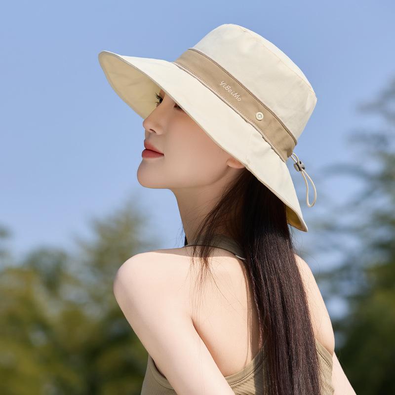 Summer New Hat Women's Outdoor Sun Hat Summer Sun Hat Breathable Sun Hat Versatile Bucket Hat