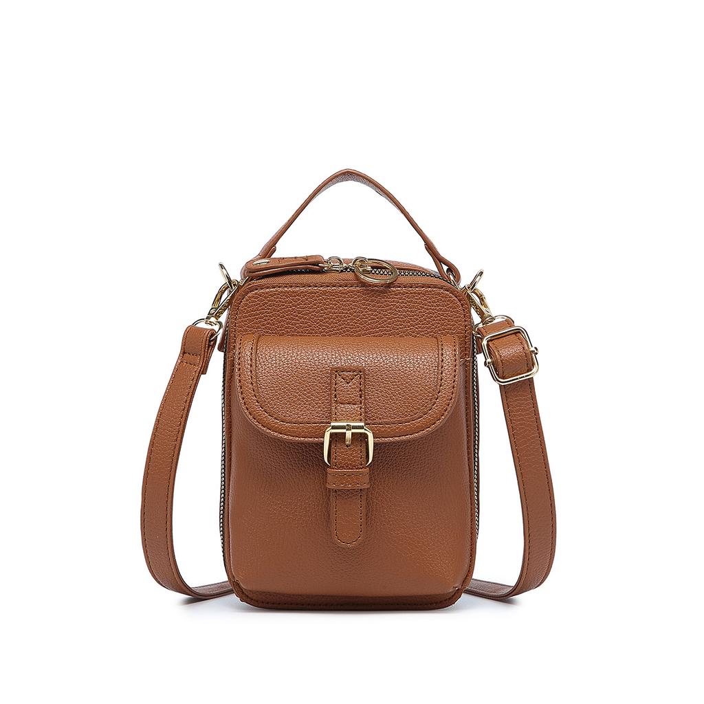 New Trendy Casual Messenger Bag - Single Shoulder Crossbody Organizer with Phone Storage for Fashionable Daily Use