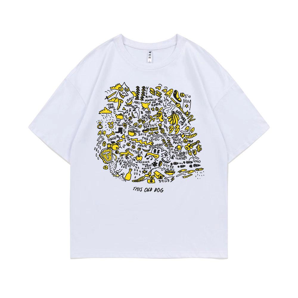 Singer Mac Demarco This Old Dog Album Graphic Tshirt Short Sleeve Men Women Vintage Oversized T-shirts Male Pop Music T Shirts