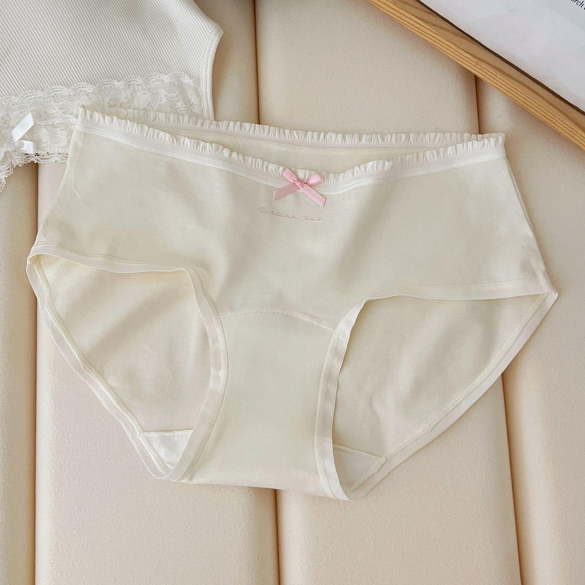 

7A Антибактериальное хлопковое бесшовное нижнее белье со средней посадкой для девочек M (70-100 jin)