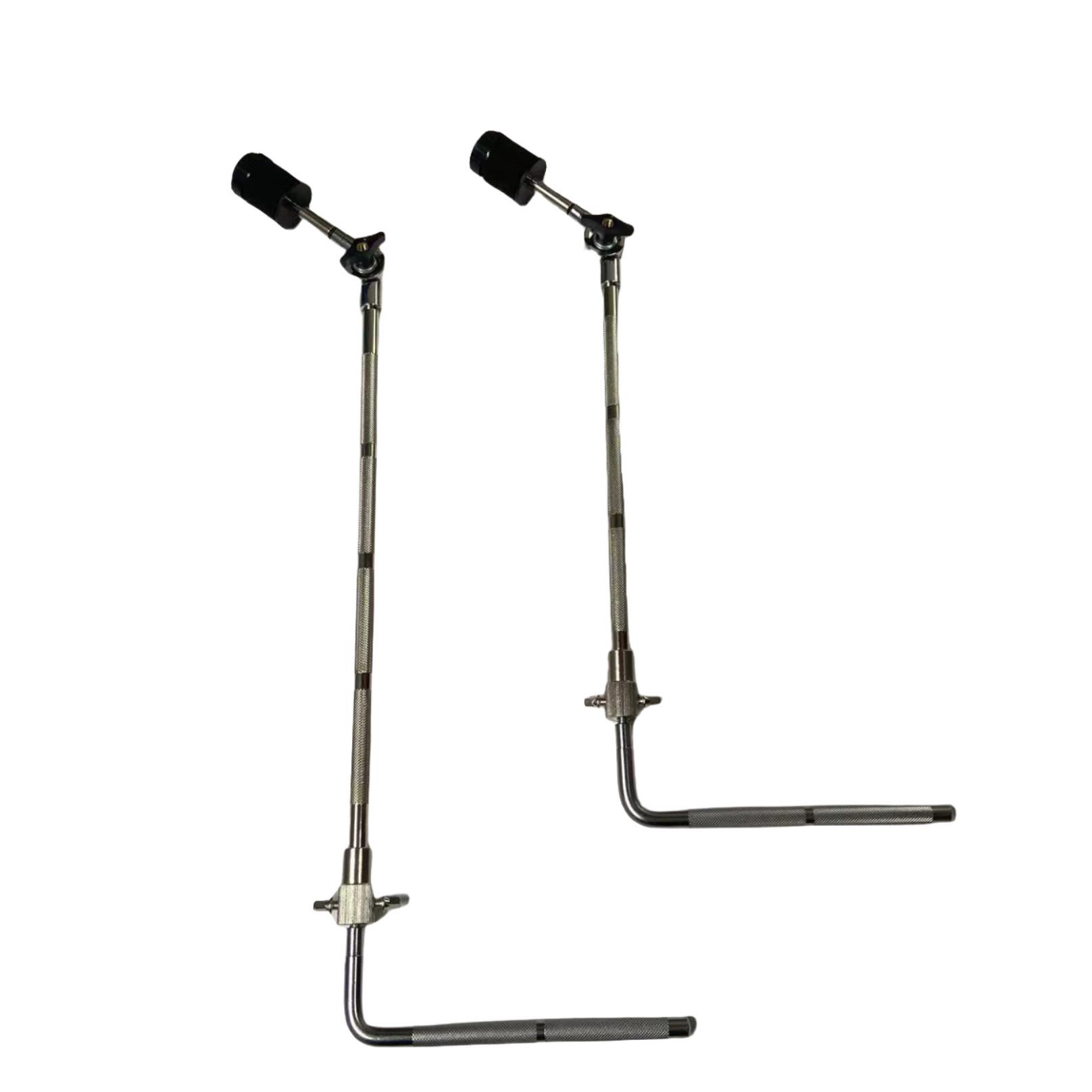 

Multi-function Drum Rack Clamp with Extended Cymbal and Tom Stand Portable Cymbal Stand Rod (Medium Length)
