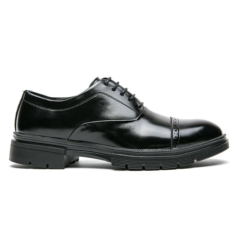 Men's Leather Shoes Oxfords Thick-soled Increased Business Formal Casual Leather Shoes