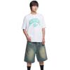 Nomanual 2T Arch Logo T shirT   whiTe