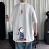 Unisexs Cotton Tshirts White Unisexs Oversized T Shirt Summer Casual Wear 5XL Funny Anime Print Tee Shirts Big Size Clothes