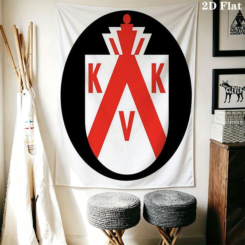 KV Kortrijk Wall Hanging Printed Fabric Blanket Decorative Tapestries for Bedroom Living Room Home Decor