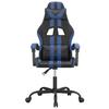 Gaming Chair Black and Blue Artificial Leather