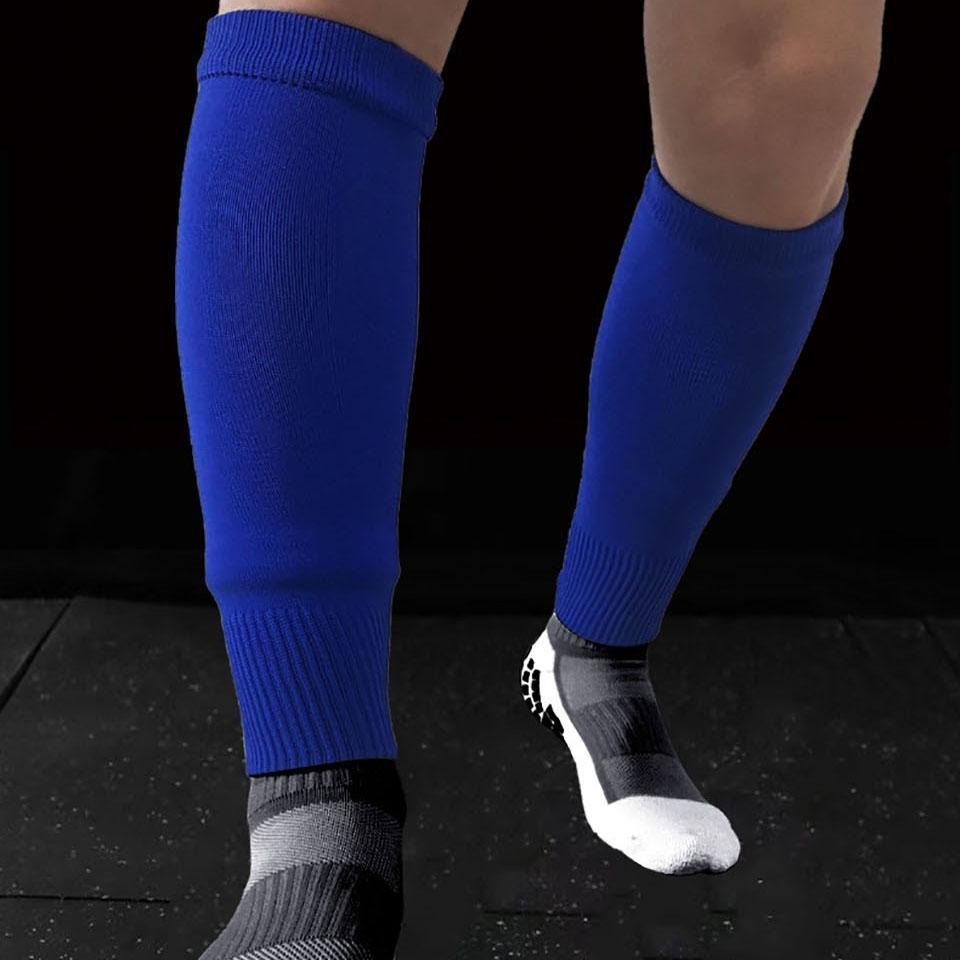 Loogdeel 1 Paar Erwachsene Fußball Fixierte Socken Beinschoner Kind Hohe Elastizität Atmungsaktives Mesh Einschichtige Taschen Bodenlose Socken