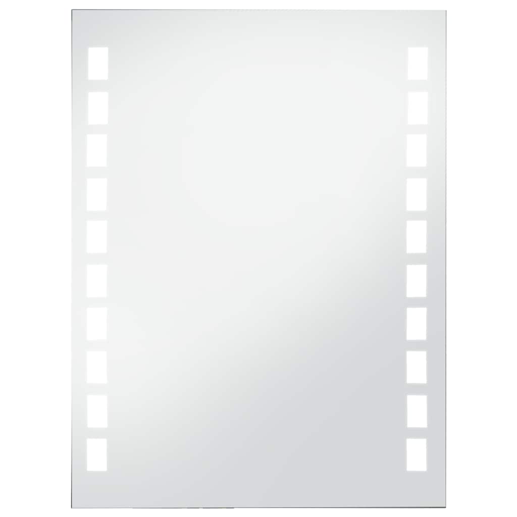 Bathroom Wall Mirror with LED Lights 60x80 cm