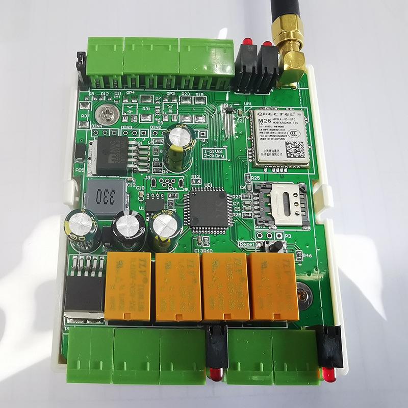 4G GSM Remote Control Module with Mobile App for Doors, Lights, and Pumps.