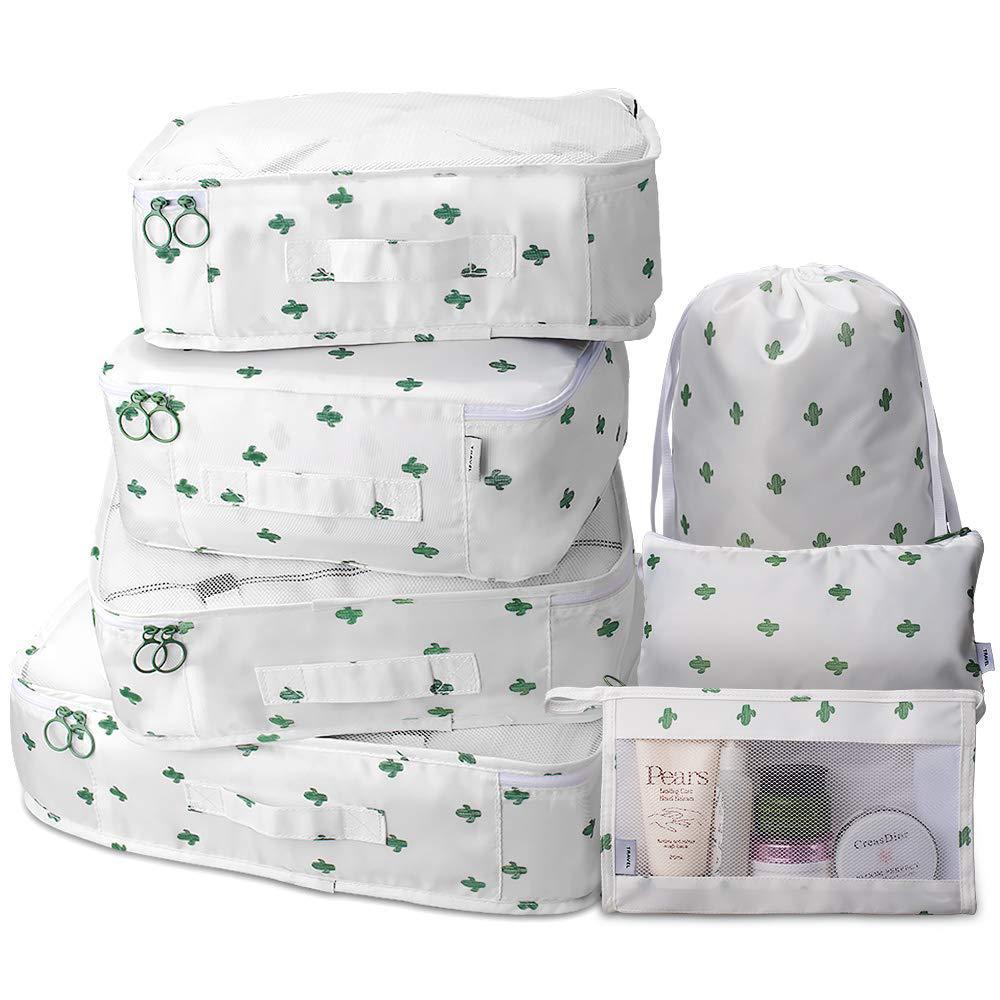 Travel Storage 7-Piece Set: Clothing Organizers for Suitcase