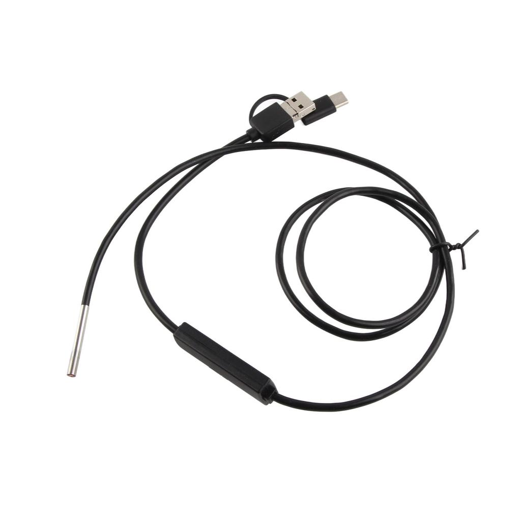 3-in-1 High-Definition Waterproof Endoscope for Type-C Phones with 3.9mm Lens and 1m Cable (Ycpk2e4d78mr-11)