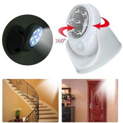 JL LED Lampa Světlo 360° Detektor Pohybu otočí se automaticky Bezdrátový Senzor Patio Bezpečnost pro Zahradu Zeď chodba toaleta