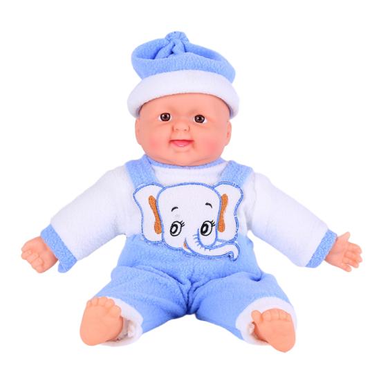 

30 см Реалистичная Кукла Реборн Улыбающийся Младенец Мягкий Винил Детская Игрушка-Компаньон Подарок синий