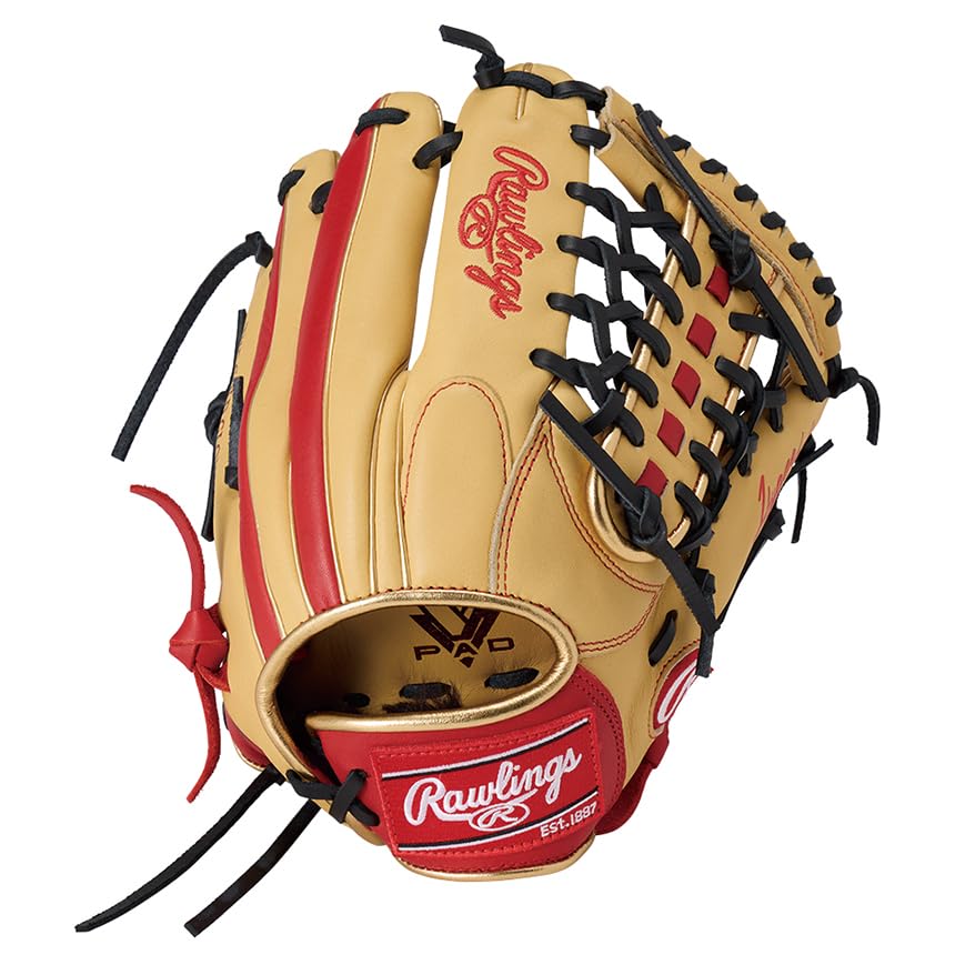 

Rawlings Baseball Glove Junior Kids HYPER TECH COLOR SYNC GJ5FHTCN8L L inch Jr. All-around Camel/Scarlet Right-handed