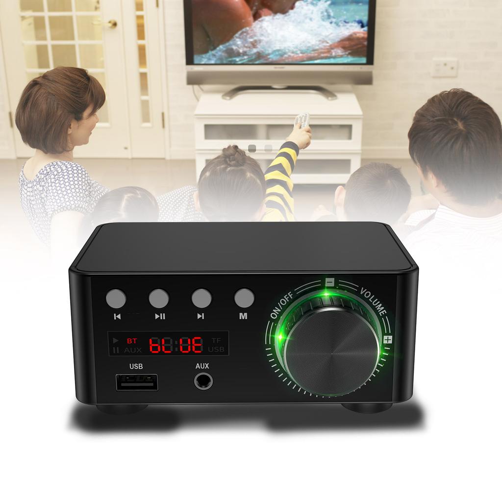 HiFi Mini Bluetooth 5.0 Digital Power Sound Amplifier Stereo  o Receiver USB