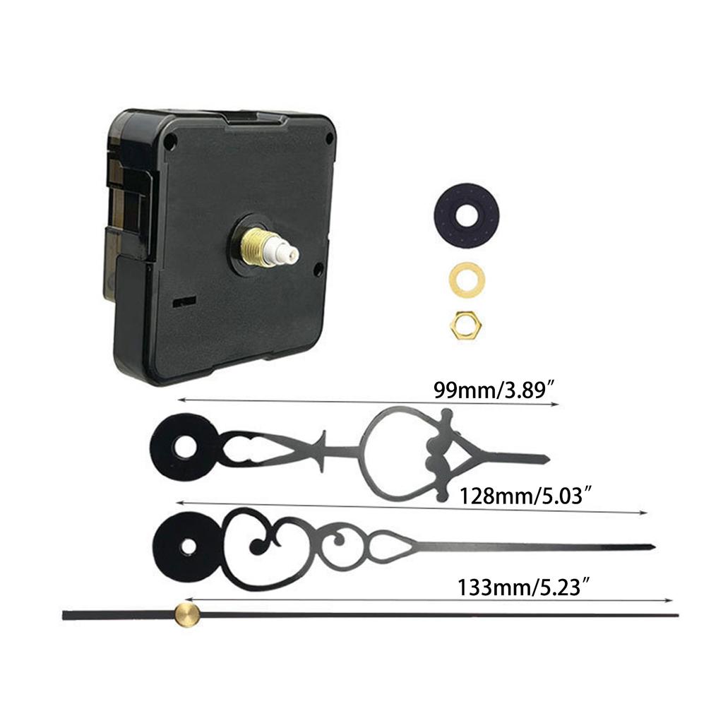 DIY Clock Movement Mechanism Quartz Clock Movement Mechanism Wall Clock Replacement Motor for 0.15-0.23In Dial-Thickness