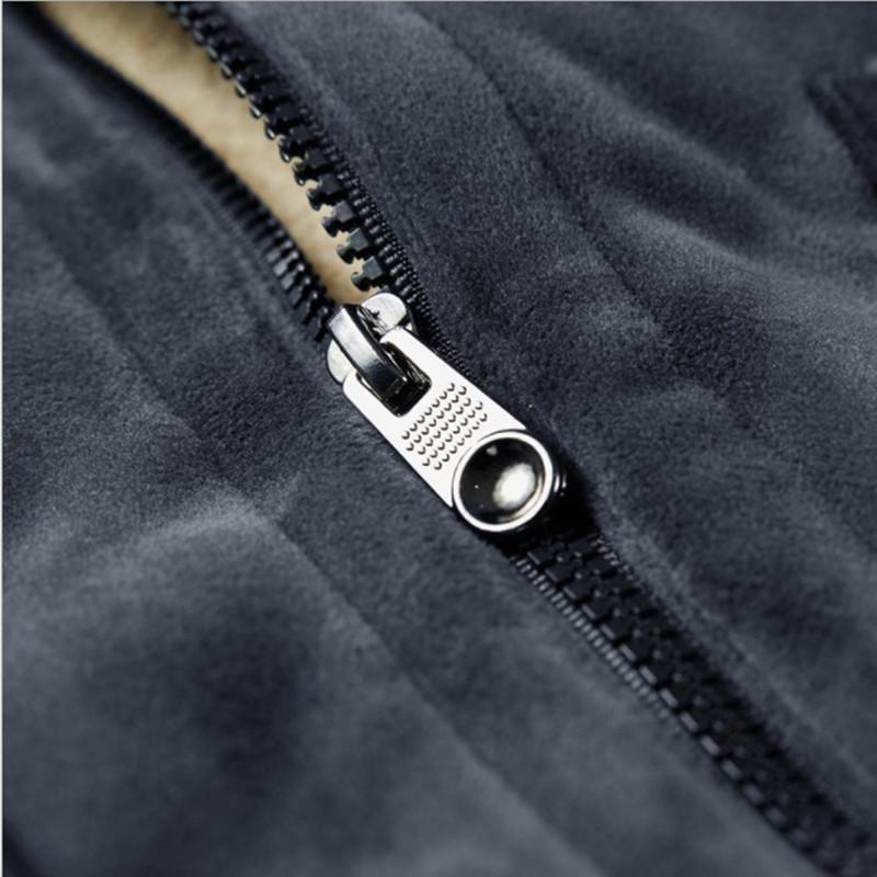 Podzimní a zimní vesta Pánská teplá vesta Velvet Vest S Plus