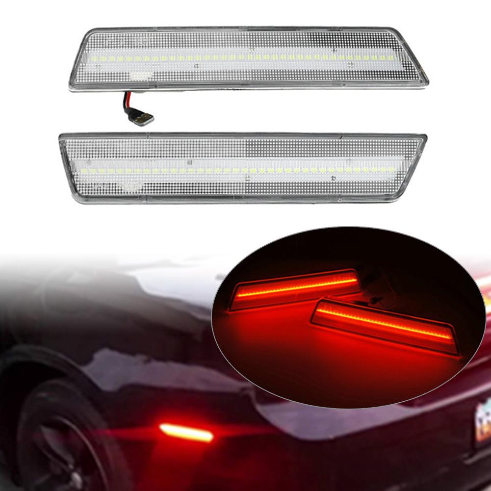 2Pcs Auto LED Rear Side Marker Lights For Dodge Challenger 2008 2009 2010 2012 2013 2014 Charger 2011 2012 2013 2014 Signal Lamp