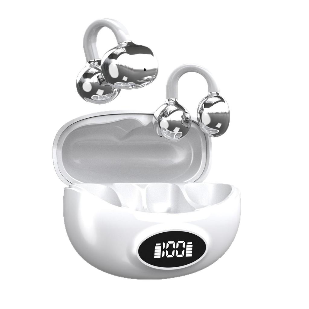 2026 W18 Bone Conduction Open-Ear Bluetooth Ear-Clip Headphones: Pain-Free Long Wear with Extended Battery Life & Customizable Private Model.